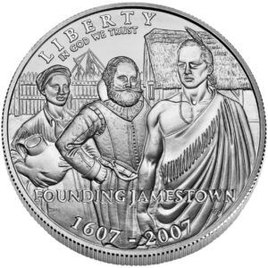 1 Dollar Commémoratif - 400e anniversaire de Jamestown - Argent - Proof - SUP/SPL