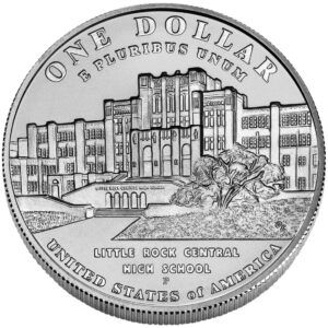 1 Dollar Commémoratif - Cinquantième anniversaire de Little Rock Central High School - Argent - Proof - SUP/SPL