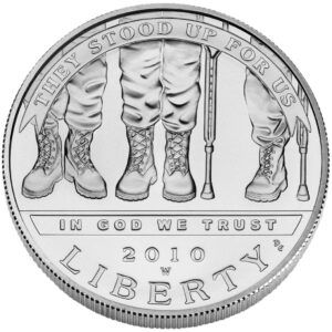 1 Dollar Commémoratif - American Veterans Disabled for Life - Argent - Proof - SUP/SPL
