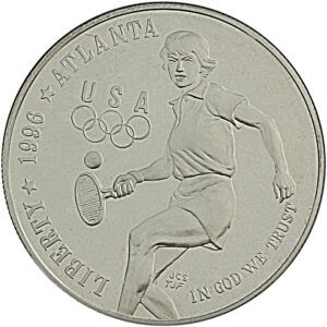 1 Dollar Commémoratif -  Jeux olympiques d’Atlanta « Tennis » - Argent - Proof - SUP/SPL