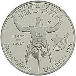 1 Dollar Commémoratif -  Jeux olympiques d’Atlanta « Paralympics » - Argent - Proof - SUP/SPL
