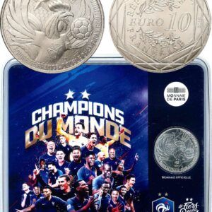 10 euros Champion du monde FIFA 2018 Argent (333‰)