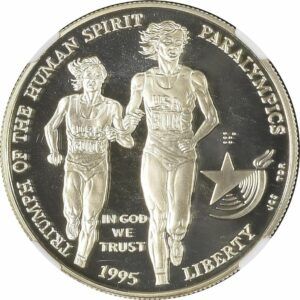 1 Dollar Commémoratif - Jeux paralympiques d’Atlanta - Argent - Proof - SUP/SPL