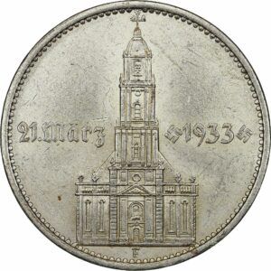5 reichmark argent Potsdam Garrison Church