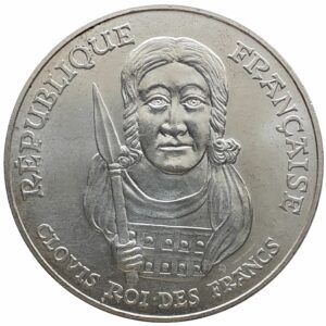 100 francs argent clovis 1996