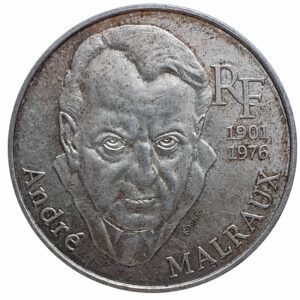 100 francs argent andré malraux 1997