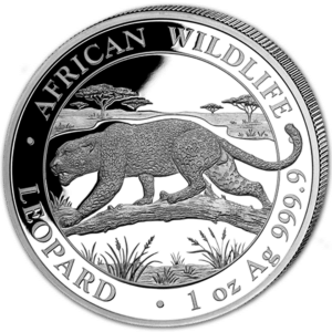 1 oz léopard 2026 argent