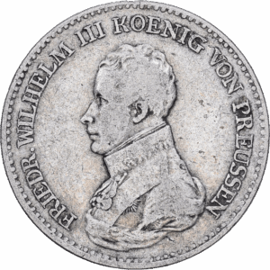 1 Thaler Argent Frédéric-Guillaume III 1817 Berlin #1614