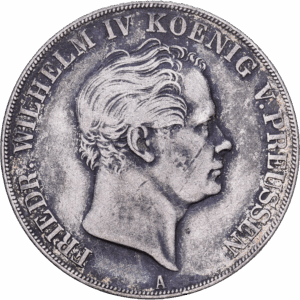 2 Thaler Argent Frédéric-Guillaume IV 1842 Berlin #1615