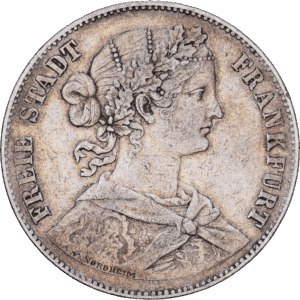 1 Thaler Argent Francofurtia Francfort-sur-le-Main 1860 #1617