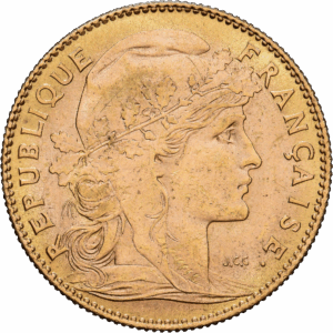 10 francs 1899 coq marianne or #1652