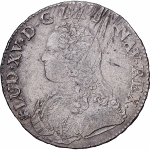 Ecu 1732 T nantes louis XV argent #1655
