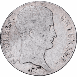 5 francs an 13 M toulouse napoléon Ier argent #1659