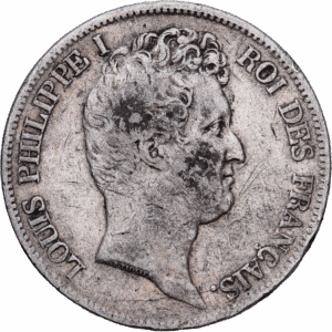 5 francs 1830 M toulouse louis-philippe Ier argent #1662
