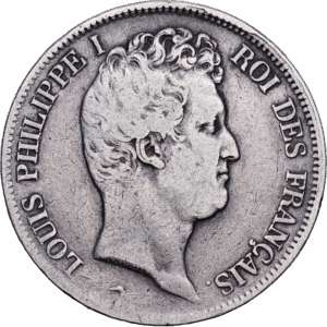 5 francs 1831 MA marseille louis-philippe Ier argent #1664