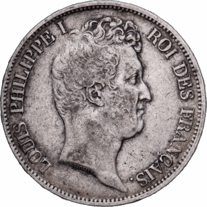 5 francs 1831 lille louis philippe I argent #1685