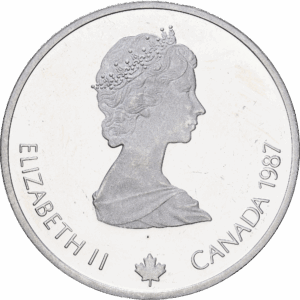 20 dollars 1987 ottawa elizabeth II argent #1740