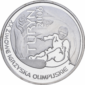 10 złotych 2006 varsovie jeux olympiques d’hiver de turin argent #1748
