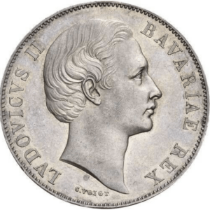 1 thaler ludwig II patrona bavaria argent 2e choix