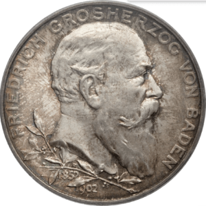 5 mark 1902 frédéric I argent 2e choix