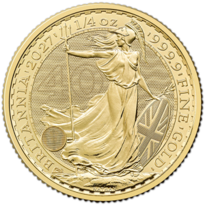 1/4 oz britannia 2027 or 40e anniversaire