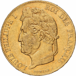 20 francs 1841 A louis philippe I or #1751