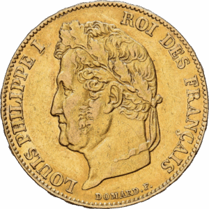 20 francs 1848 A louis philippe I or #1752