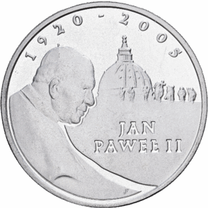 10 złotych 2005 varsovie jean-paul ii argent #1760