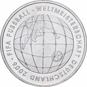 10 euros 2005 J hambourg coupe du monde fifa argent #1774