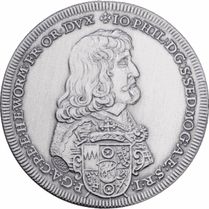 Reproduction numismatique 1982 du thaler de johann philipp von schönborn argent #1807