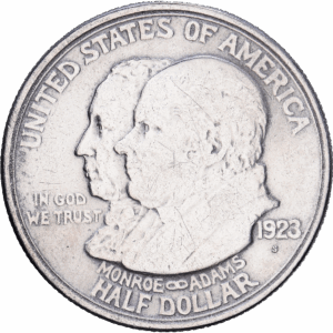 half dollar dollar 1923 S monroe doctrine centennial argent #1811