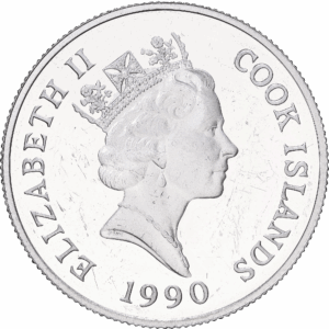 10 dollars 1990 christophe colomb argent #1817