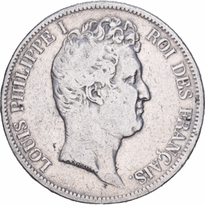 5 francs 1830 A louis philippe I argent #1834