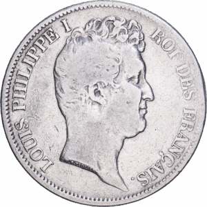 5 francs 1831 MA louis philippe I argent #1835