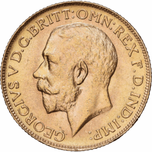Souverain 1911 C george V or #1843