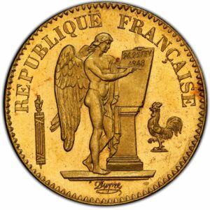 20 francs 1848 A génie de la république or