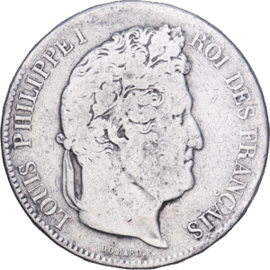 5 francs 1833 MA louis philippe I argent #1850