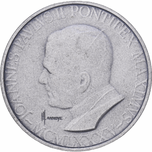 Médaille 1985 jean-paul II consolatrix afflictorum argent #1876