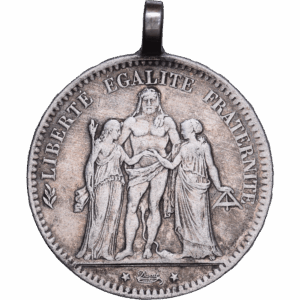 5 francs 1877 A hercule argent #1895