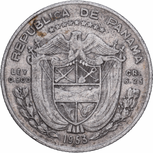 1/4 balboa 1953 mexico cinquantenaire argent #1899