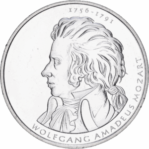 10 euros 2006 D wolfgang amadeus mozart argent #1914