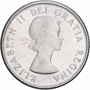 50 cents 1964 ottawa elizabeth II argent #1916