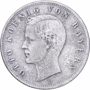 2 mark 1904 D otto de bavière argent #1938