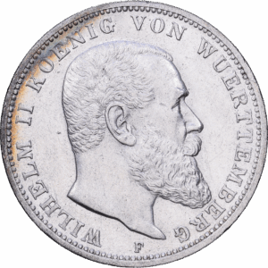 3 mark 1914 F wilhelm II argent #1942