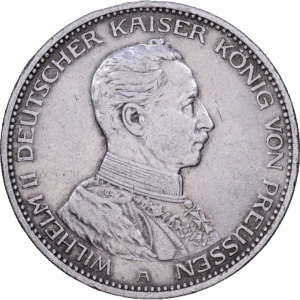 3 mark 1914 A wilhelm II argent #1943