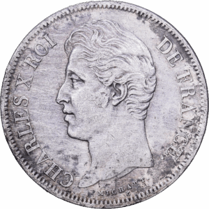 5 francs 1830 B charles X argent #1952