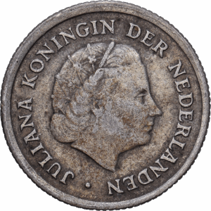 1/10 gulden 1966 utrecht juliana argent #1973