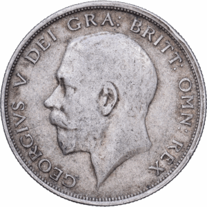 1/2 crown 1914 londres georges V argent #1991