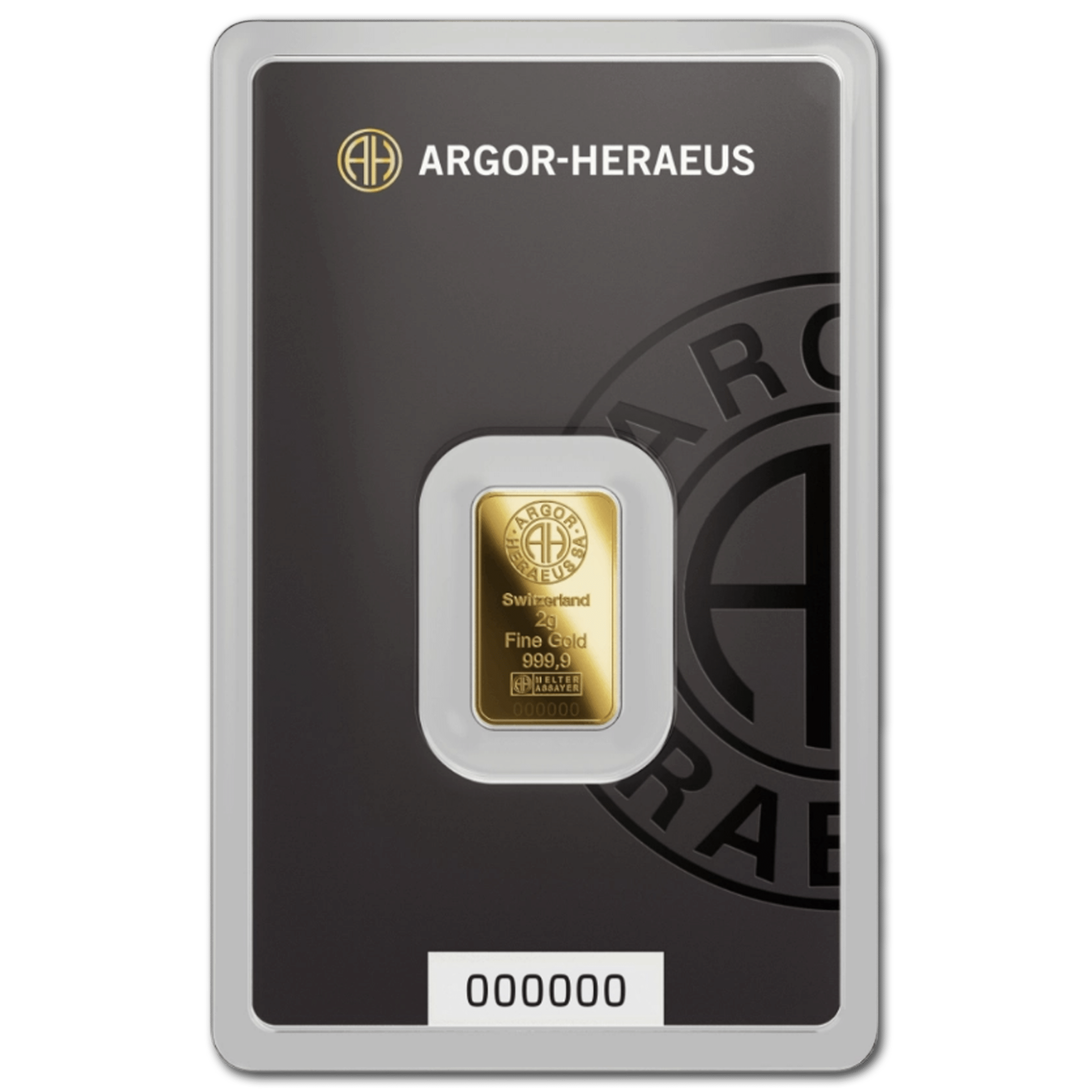 Lingot or 2g argor heraeus suisse - acheter-or-argent.fr