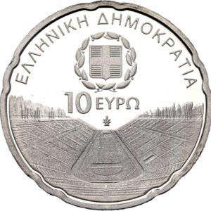 10 euros 2011 athènes special olympics – stade panathénaïque Proof argent